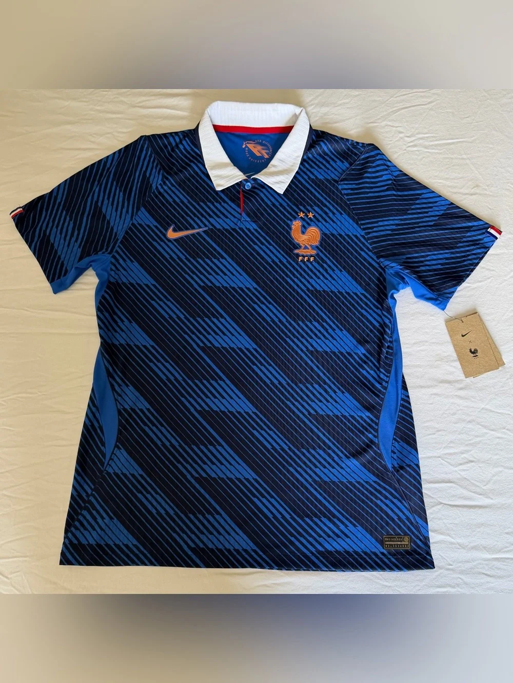 Nike France National Team Home WC 26 Pitch Soccer Jersey IB5158-480 Men’s Sz: M